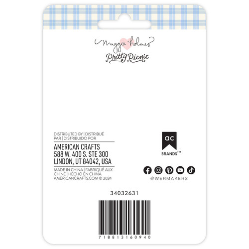 Maggie Holmes Pretty Picnic Embellishment-Wooden - A5002J94-G1KTV