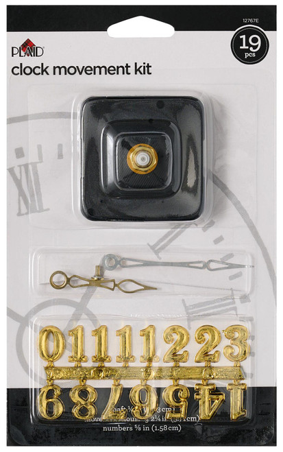 Plaid Clock Movement Kit-19pcs - 5A002Z05-1H0DM - 028995127670