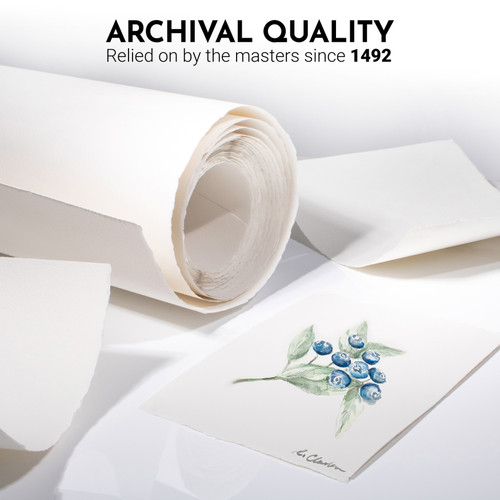 25 Pack - Arches Watercolor Hot Pressed Bright White 22"X30"-140lb - 5A0036BT-1H7FX