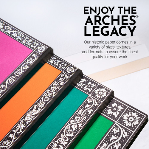 25 Pack - Arches Hot Pressed Natural White 22"X30"-140lb - 5A00365L-1H7F1