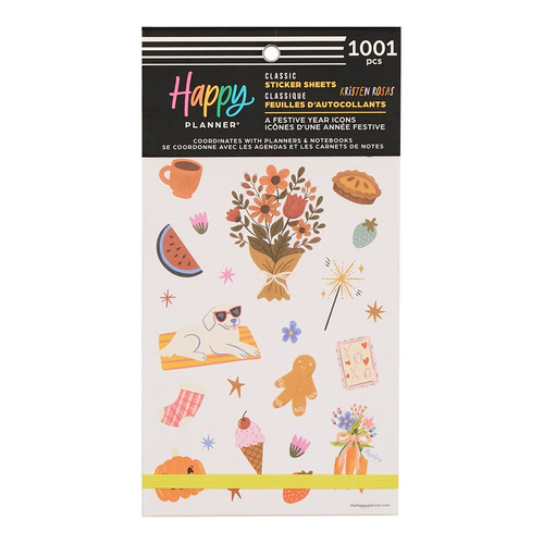 Happy Planner Sticker Value Pack 30/Sheets-A Festive Year - 5A003GVZ-1HC0D - 673807641761