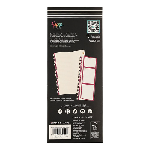 Happy Planner Classic Folded Fill Paper-Horizon Lines - 5A003GXC-1HC0C