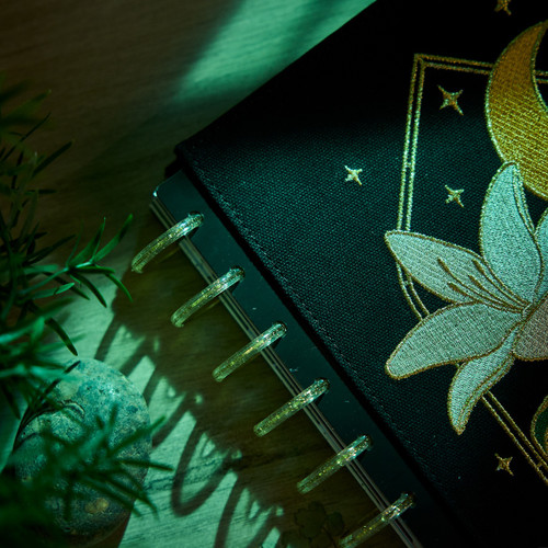 Happy Planner 12-Month Classic Disc Bound Planner-Tinted Mosaic Embroidered - 5A003GWV-1HC0K