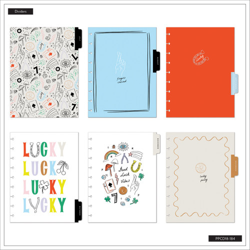 Happy Planner 18-Month Classic Disc Bound Planner-Lucky Day Charmed - 5A003GWD-1HBZ2