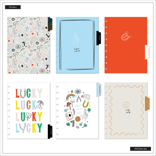 Happy Planner 18-Month Classic Disc Bound Planner-Lucky Day Charmed - 5A003GWD-1HBZ2