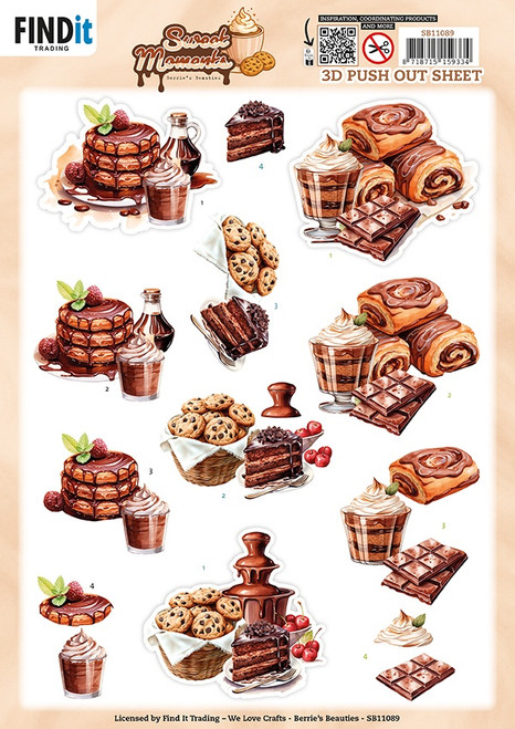 10 Pack - Find It Trading Sweet Moments 3D Pushout Sheet-Sugar Treats - 5A003MSX-1HJ9F - 8718715159334