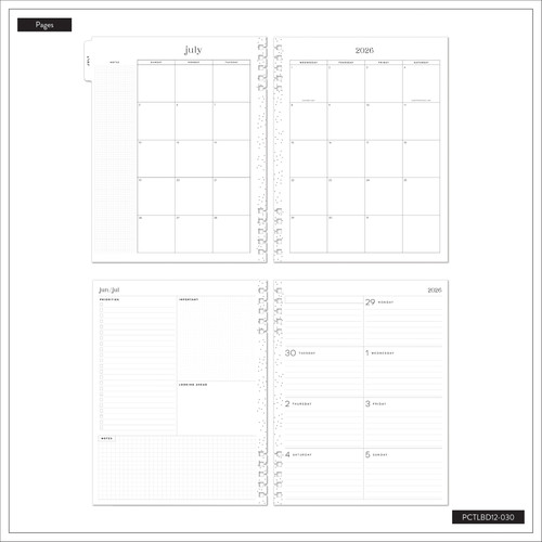 Happy Planner Big 12-Month Planner-Horizon Lines - 5A003HB9-1HCHJ