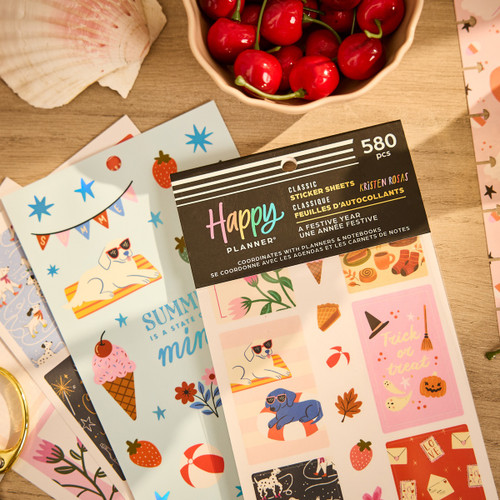 Happy Planner Sticker Value Pack 30/Sheets-A Festive Year - 5A003GVY-1HBZ6
