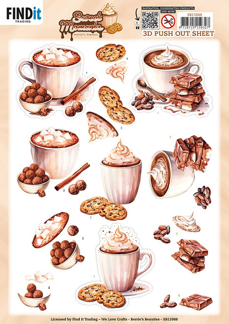 10 Pack - Find It Trading Sweet Moments 3D Pushout Sheet-Cookie Delights - 5A003MSQ-1HJ9M - 8718715159327