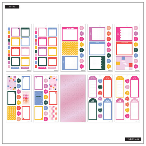 Happy Planner Sticker Value Pack 30/Sheets-Color Vibe - 5A003GWF-1HBZX