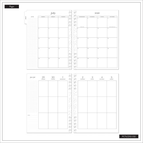 Happy Planner 12-Month Classic CTL Planner-Dune Hues - 5A003GWC-1HC00