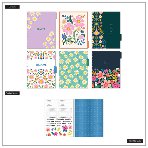 Happy Planner Classic Big Extension Pack-Golden Garden - 5A003GX9-1HBZY