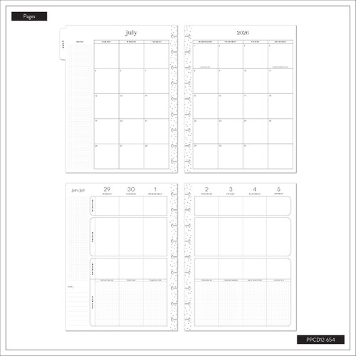 Happy Planner 12-Month Classic Disc Bound Planner-Modern Nature - 5A003GXN-1HBZZ