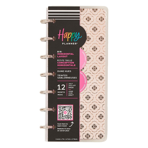 Happy Planner 12-Month Skinny Classic Disc Bound Planner-Dune Hues - 5A003GY0-1HBZ9 - 673807641112