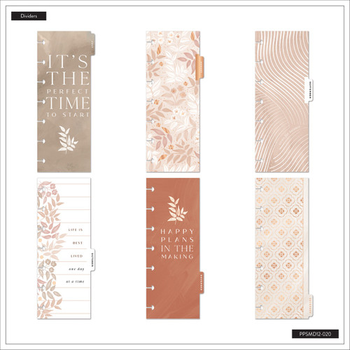 Happy Planner 12-Month Skinny Classic Disc Bound Planner-Dune Hues - 5A003GY0-1HBZ9