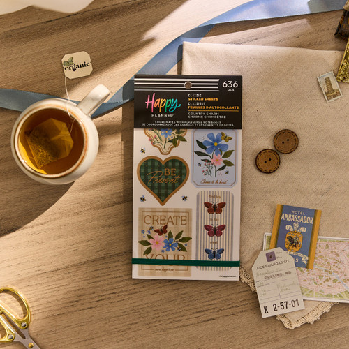 Happy Planner Sticker Value Pack 30/Sheets-Country Charm - 5A003GY1-1HC03