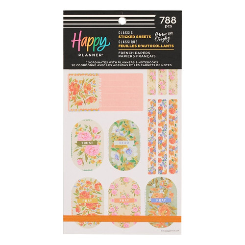 Happy Planner Sticker Value Pack 30/Sheets-French Papers - 5A003GXT-1HBZD - 673807641822