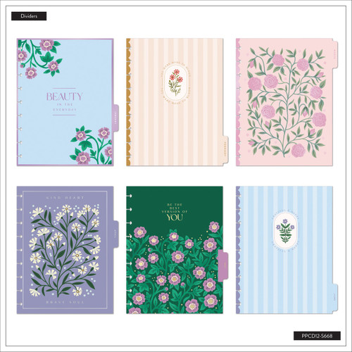 Happy Planner 12-Month Classic Disc Bound Planner-Spring Tapestry Chenille - 5A003GWN-1HBZG