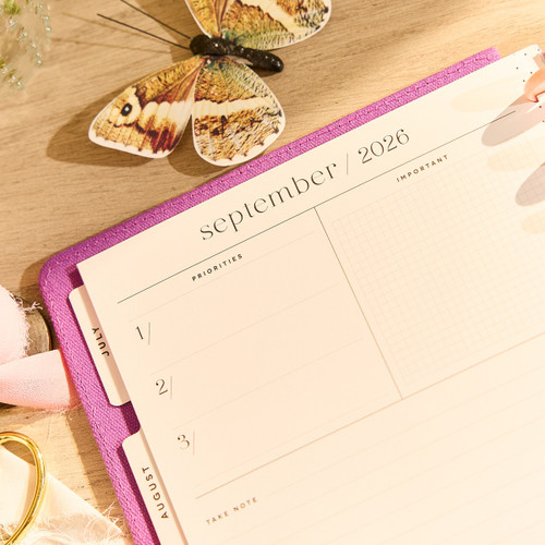 Happy Planner 12-Month Classic Disc Bound Planner-Spring Tapestry Chenille - 5A003GWN-1HBZG