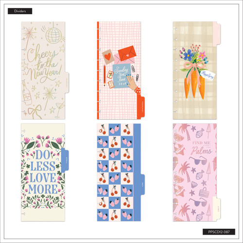 Happy Planner 12-Month Skinny Classic Disc Bound Planner-A Festive Year - 5A003GWB-1HBZK