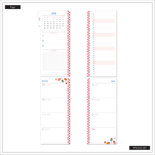 Happy Planner 12-Month Skinny Classic Disc Bound Planner-A Festive Year - 5A003GWB-1HBZK