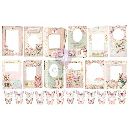 Frank Garcia Sweet Spring Ephemera 88/Pkg-Butterflies & Frames - 5A003KVD-1HGB7 - 655350982164
