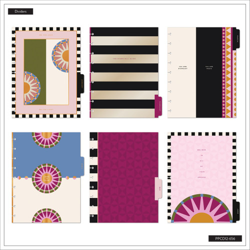 Happy Planner 12-Month Classic Disc Bound Planner-Horizon Lines - 5A003GWQ-1HBZM