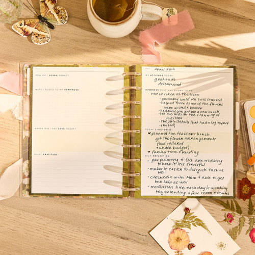 Happy Planner Wellness Disc Bound Guided Journal-Modern Nature - 5A003GWH-1HBZS