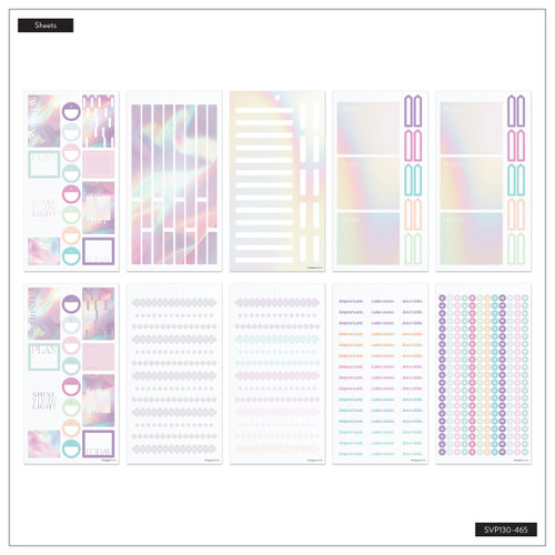 Happy Planner Sticker Value Pack 30/Sheets-Prism & Pearl - 5A003GWG-1HBZN