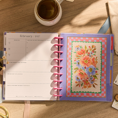 Happy Planner 12-Month Classic Disc Bound Planner-French Papers - 5A003GXR-1HBZP