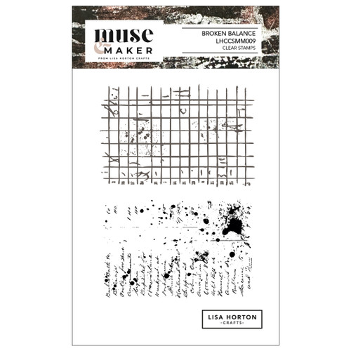 Lisa Horton Crafts Muse & Maker A6 Clear Stamp Set-Broken Balance - A5003MBL-H1HTT - 780627351999