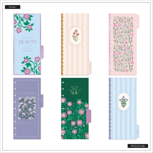 Happy Planner 12-Month Skinny Classic Disc Bound Planner-Spring Tapestry - 5A003GX1-1HC02