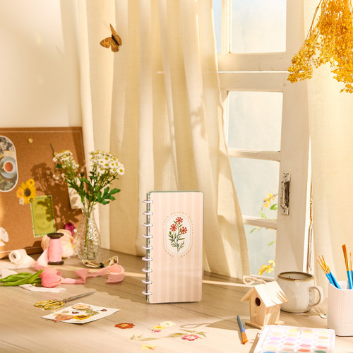 Happy Planner 12-Month Skinny Classic Disc Bound Planner-Spring Tapestry - 5A003GX1-1HC02