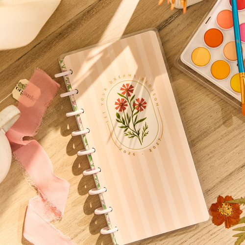 Happy Planner 12-Month Skinny Classic Disc Bound Planner-Spring Tapestry - 5A003GX1-1HC02