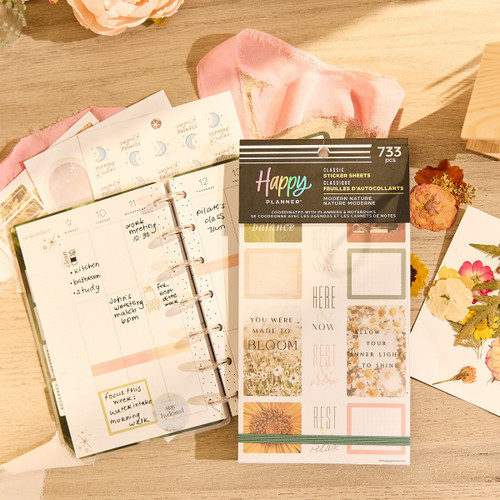 Happy Planner Sticker Value Pack 30/Sheets-Modern Nature - 5A003GXF-1HC04