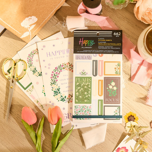 Happy Planner Sticker Value Pack 30/Sheets-Spring Tapestry - 5A003GXX-1HC05