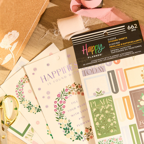 Happy Planner Sticker Value Pack 30/Sheets-Spring Tapestry - 5A003GXX-1HC05