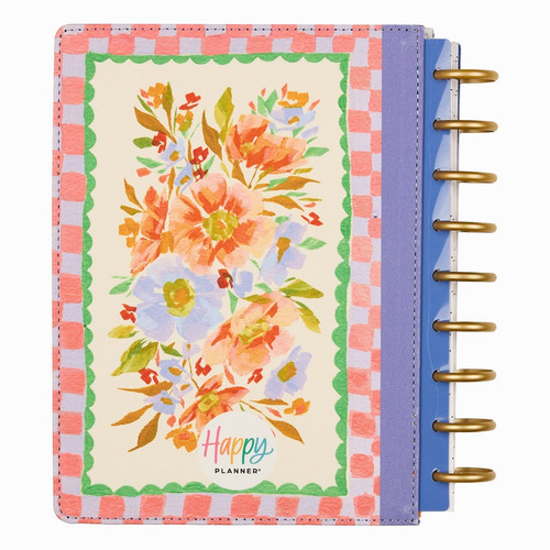 Happy Planner 12-Month Classic Disc Bound Planner-French Papers Fabric - 5A003GW0-1HC08