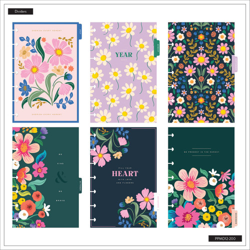 Happy Planner 12-Month Mini Disc Bound Planner-Golden Garden - 5A003GWM-1HBYL