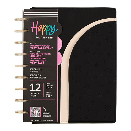 Happy Planner 12-Month Classic Disc Bound Planner-Eternal Stars Patchwork - 5A003GX5-1HBYM - 673807641556