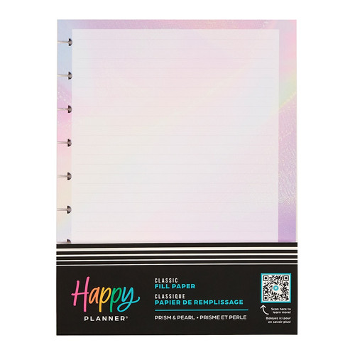 Happy Planner Classic Fill Paper-Prism & Pearl - 5A003GXM-1HBYN - 673807640337