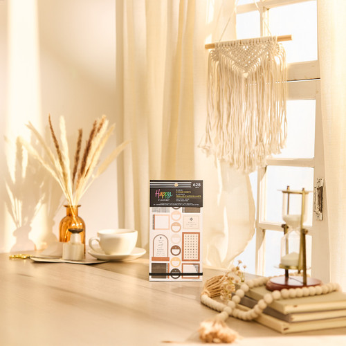 Happy Planner Sticker Value Pack 30/Sheets-Neutral Noir - 5A003GXP-1HBYP