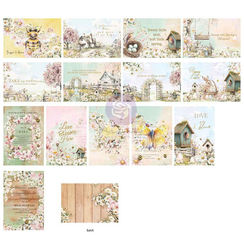 Prima Journaling Cards 4"X6" 45/Pkg-Among the Wildflowers - 5A003KTM-1HG9X