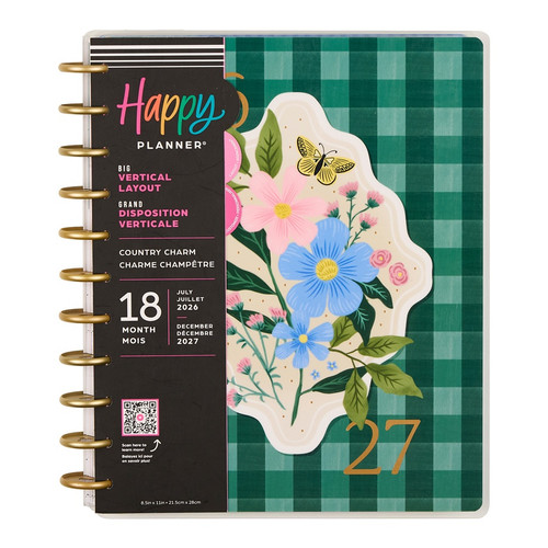 Happy Planner 18-Month Big Disc Bound Planner-Country Charm - 5A003GXS-1HBYV - 673807640931