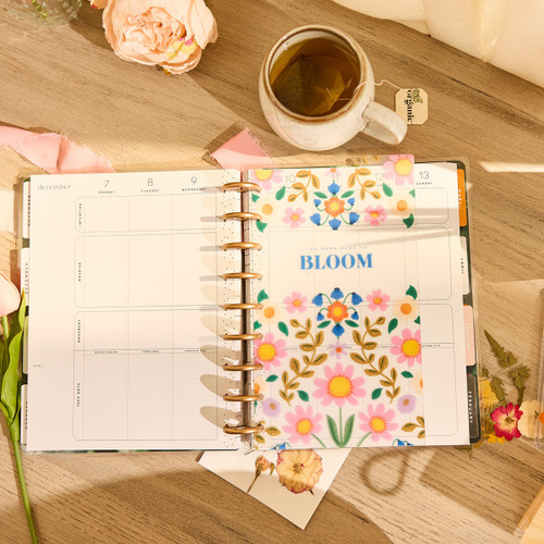 Happy Planner Classic Dashboard-Golden Garden - 5A003GXD-1HBYX