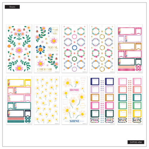 Happy Planner Sticker Value Pack 30/Sheets-Golden Garden - 5A003GXL-1HBYS