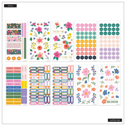 Happy Planner Sticker Value Pack 30/Sheets-Golden Garden - 5A003GXL-1HBYS