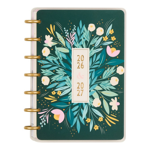 Happy Planner 12-Month Mini Disc Bound Planner-Floral Embrace - 5A003GWX-1HBYT