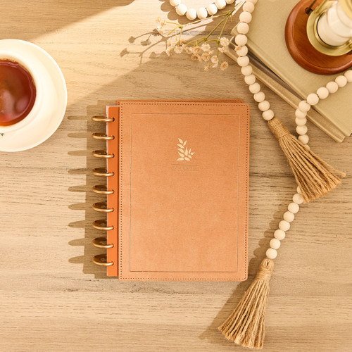 Happy Planner 12-Month Classic Disc Bound Planner-Dune Hues Fabric - 5A003GWR-1HBYY