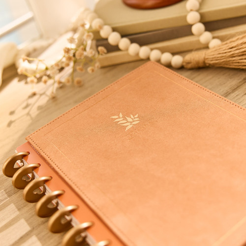 Happy Planner 12-Month Classic Disc Bound Planner-Dune Hues Fabric - 5A003GWR-1HBYY